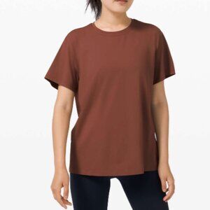 Lululemon All Yours Short Sleeve Train Ancient Copper